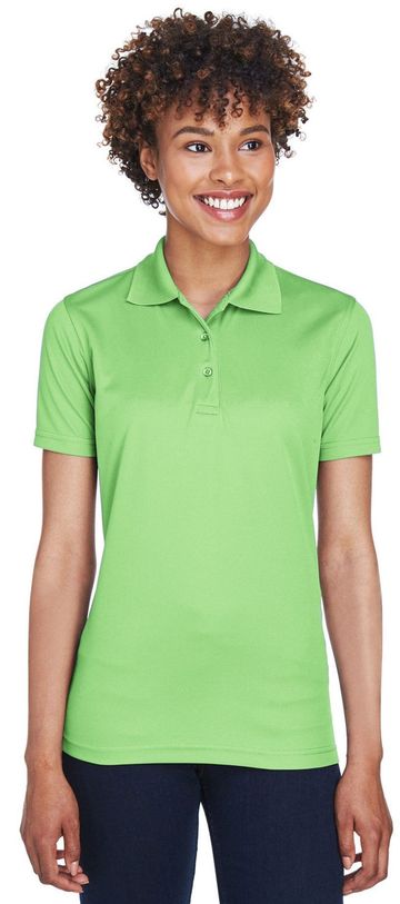 UltraClub Ladies Short Sleeve Cool & Dry Mesh Pique Polo Shirt